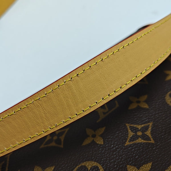 DIANE Monogram Coated Canvas Brown