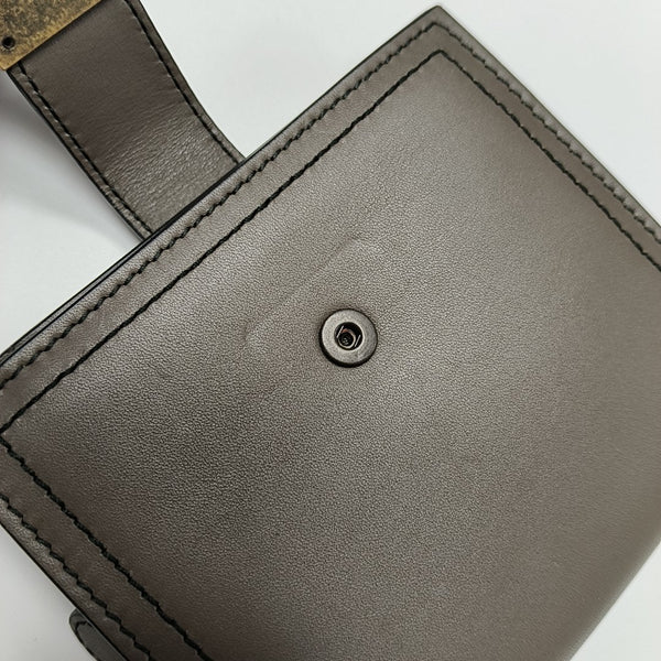 Calfskin Wallet Gray