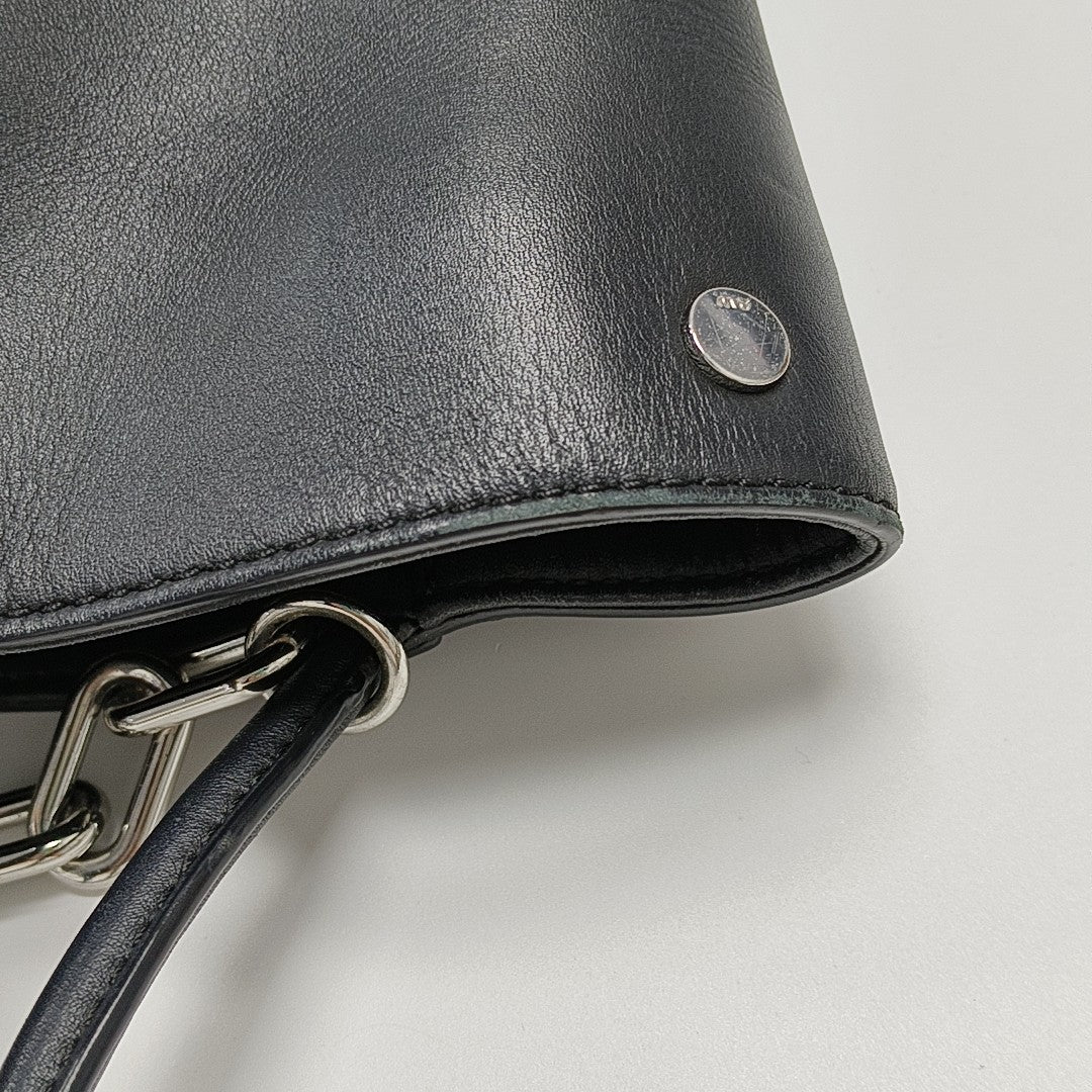 Leather Tote Bag Black