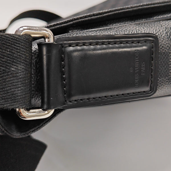 DISTRICT MM Damier Graphite Coated Canvas Gray