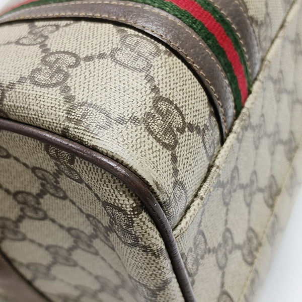 Monogram Coated Canvas Top Handle Bag Beige