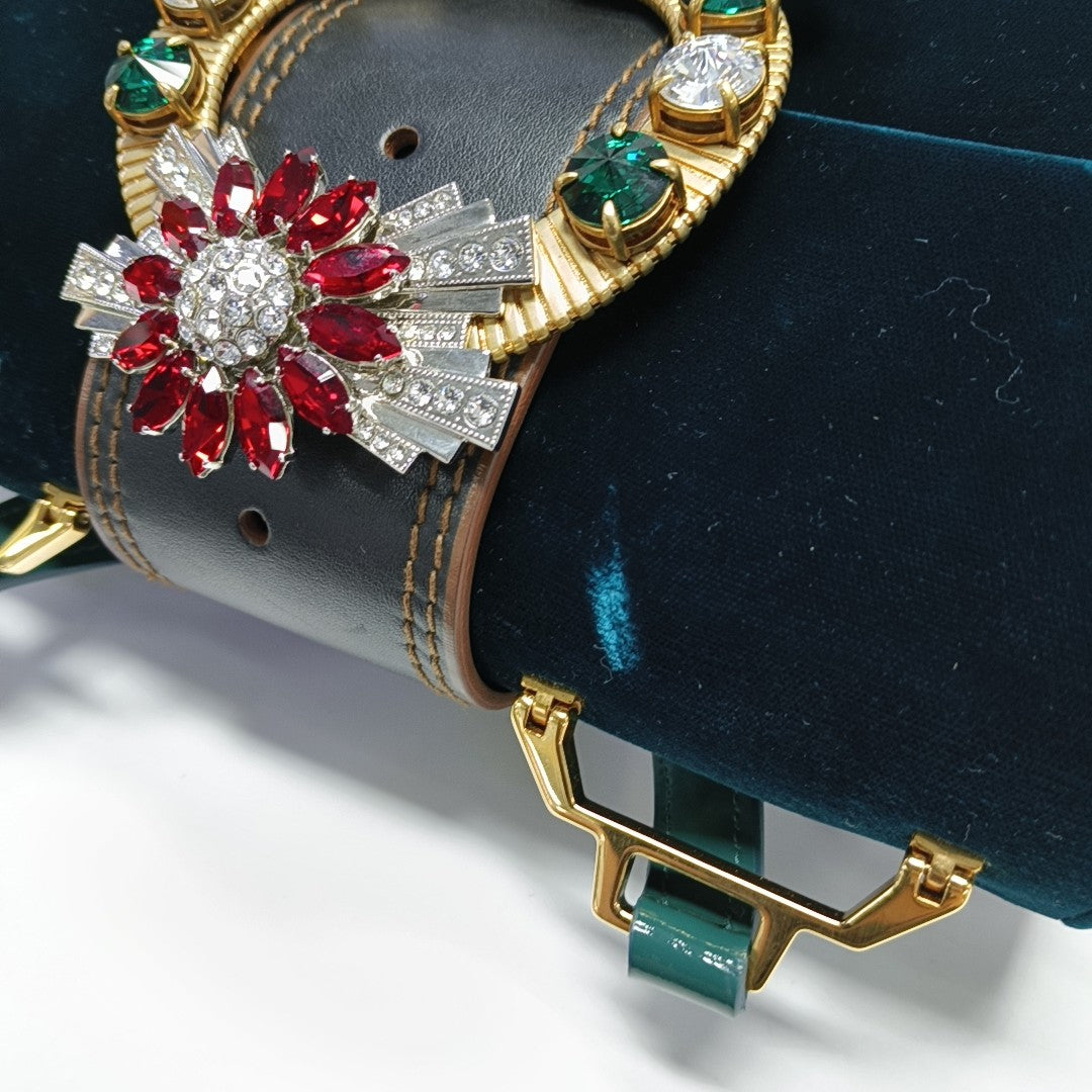 Miu Lady Velvet Green