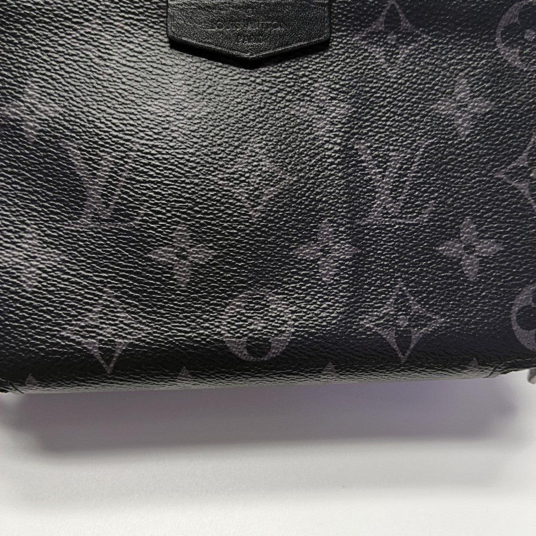 ALPHA Monogram Coated Canvas Black