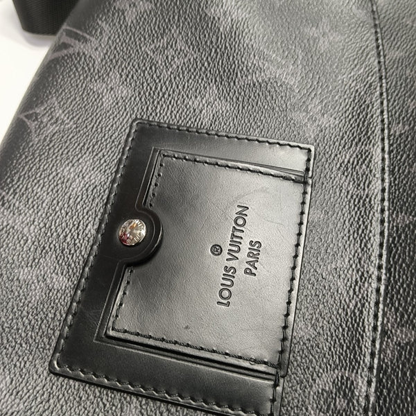 VOYAGER PM Monogram Coated Canvas Black