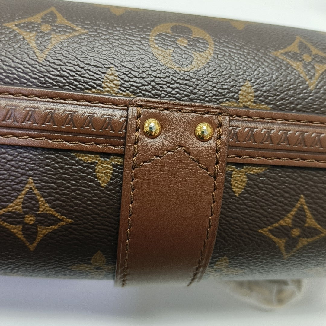 PAPILLON 19 Monogram Coated Canvas Brown