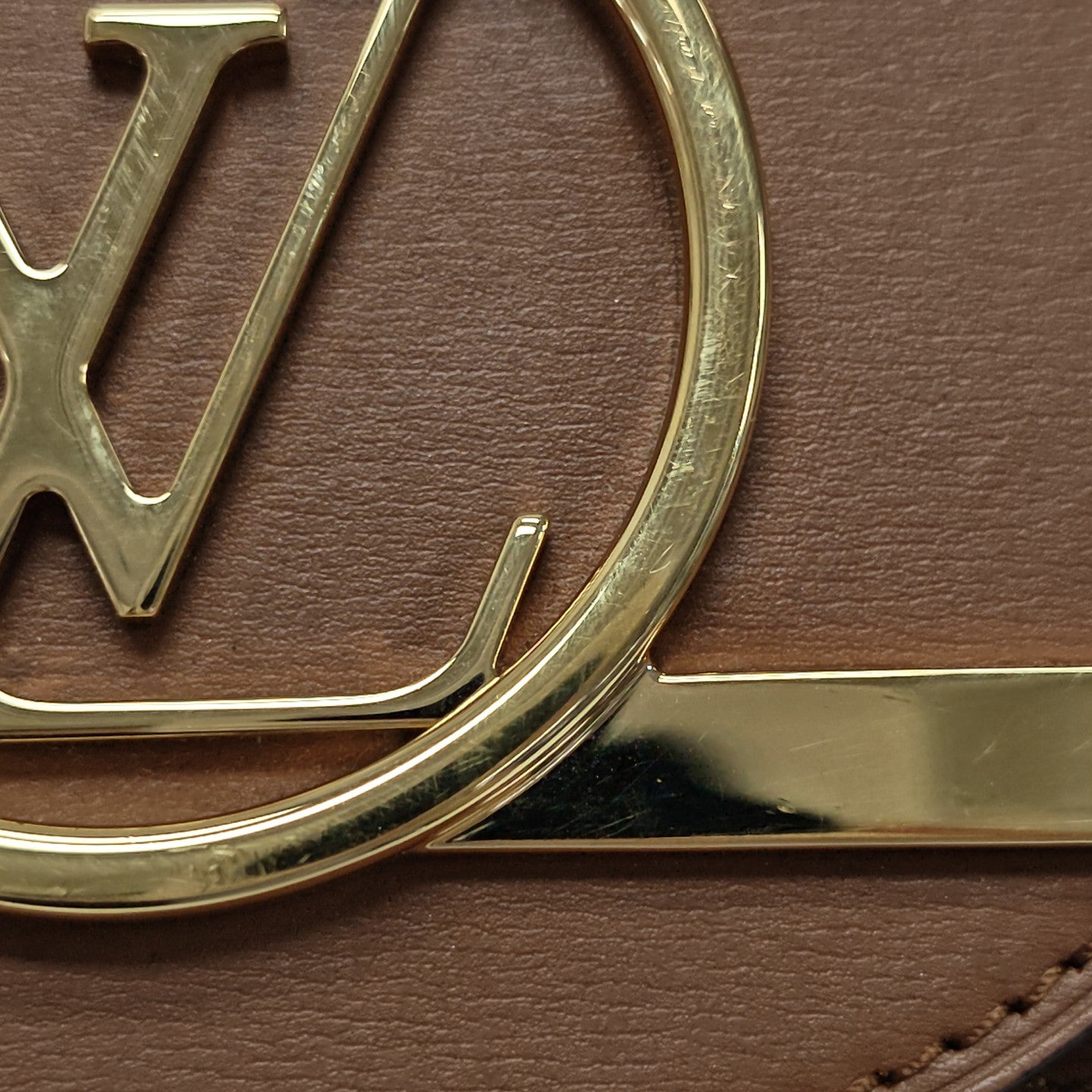 DAUPHINE Mini Monogram Coated Canvas Brown