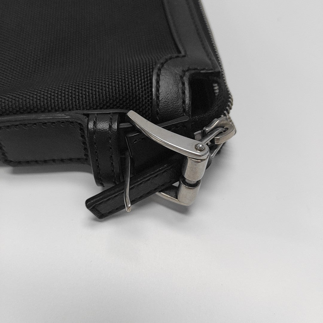Fabric Shoulder Bag Black