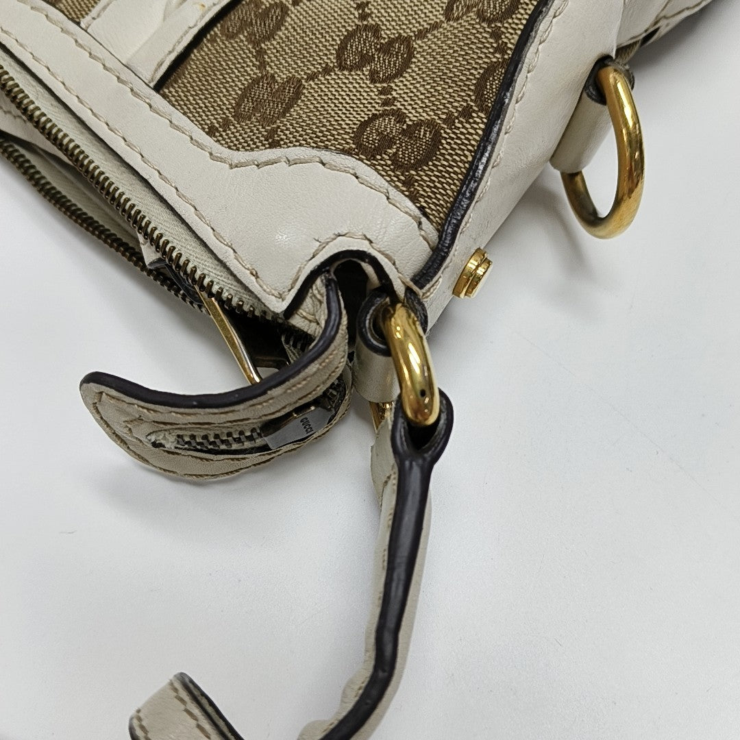 Monogram Canvas Tote Bag Brown
