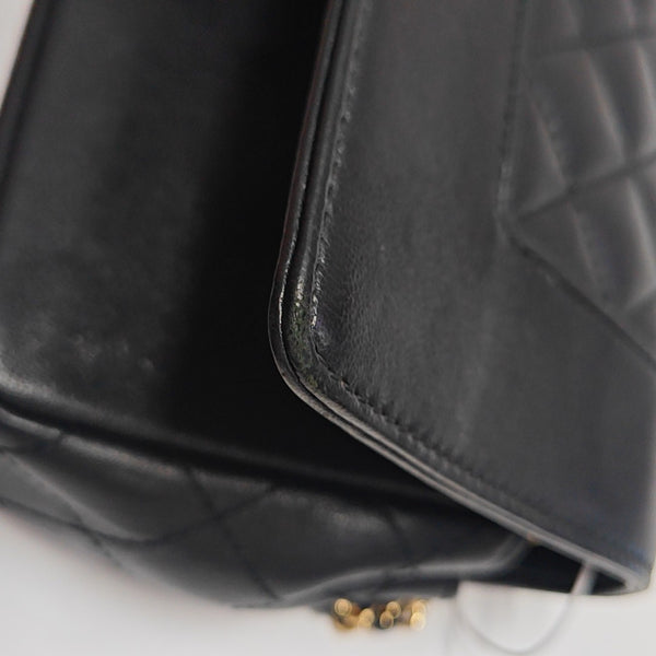 MADEMOISELLE Small Quilted Calfskin Black