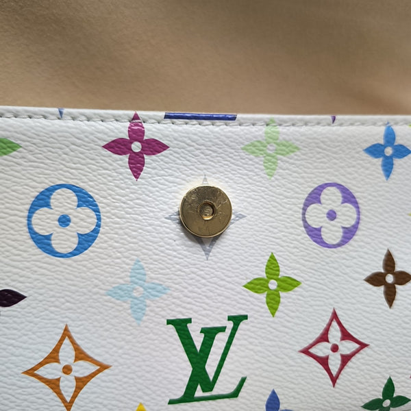 LV × TM IVY Coated Canvas White