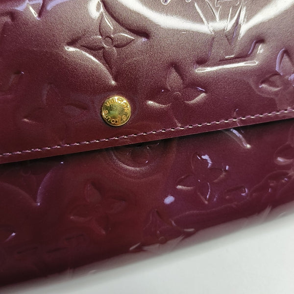 PORTE MONNAIE Patent Leather Purple Wallet