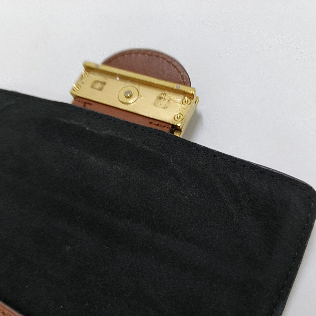 DAUPHINE WOC Monogram Coated Canvas Brown