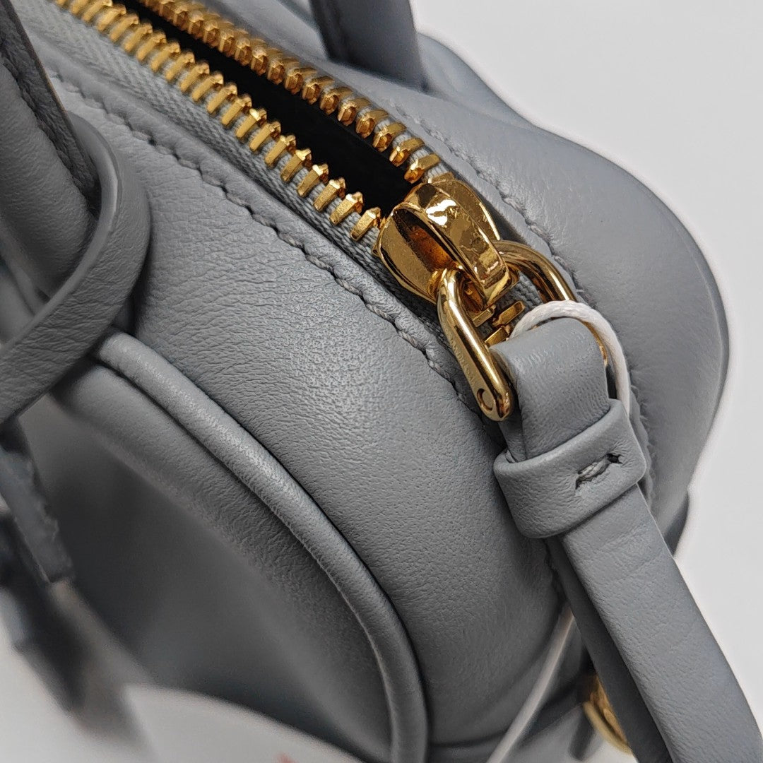 Calfskin Shoulder Bag Blue