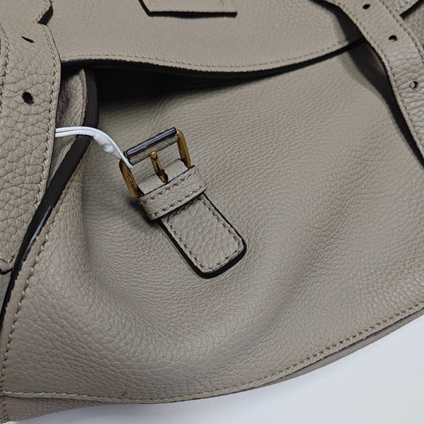 Calfskin Shoulder Bag Gray
