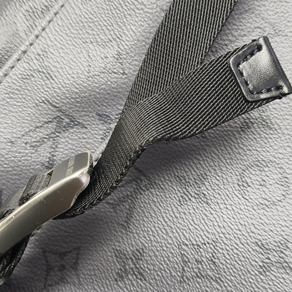 CHRISTOPHER PM Monogram Coated Canvas Gray