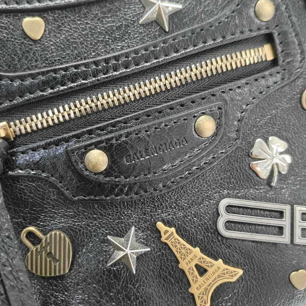 Neo Classic Super Mini Lambskin Black