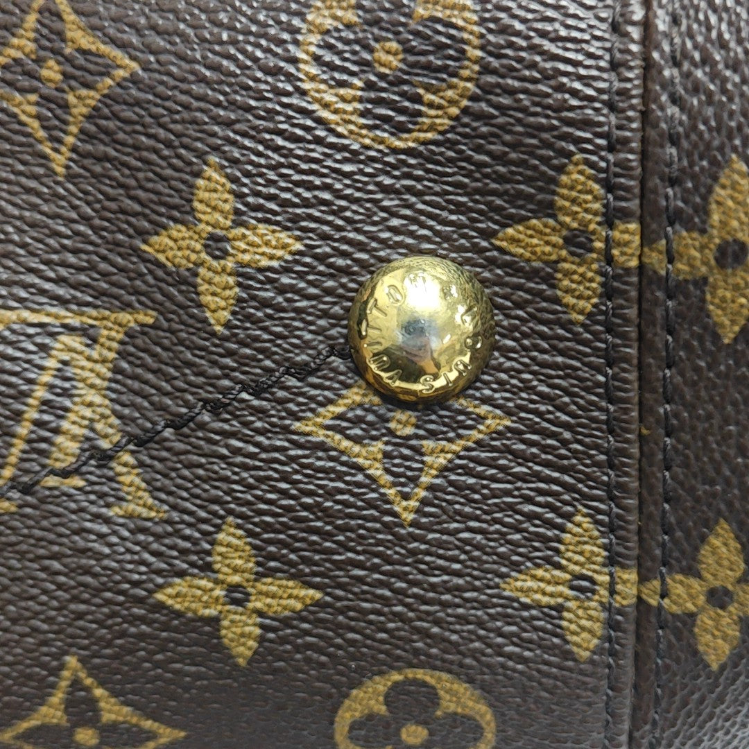 ARTSY MM Monogram Coated Canvas Brown