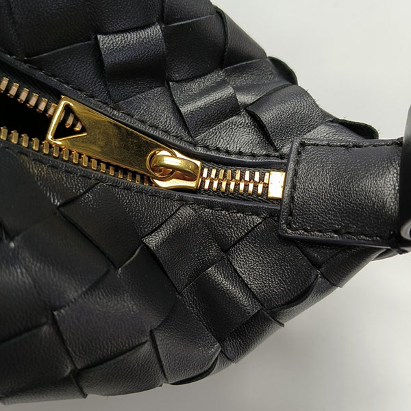 Calfskin Top Handle Bag Black