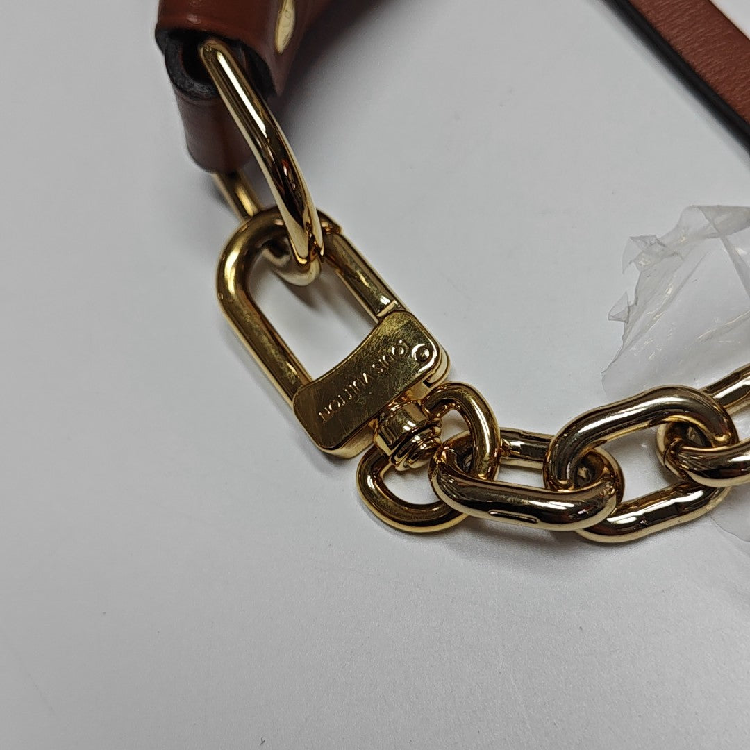 LOOP HOBO Monogram Coated Canvas Brown