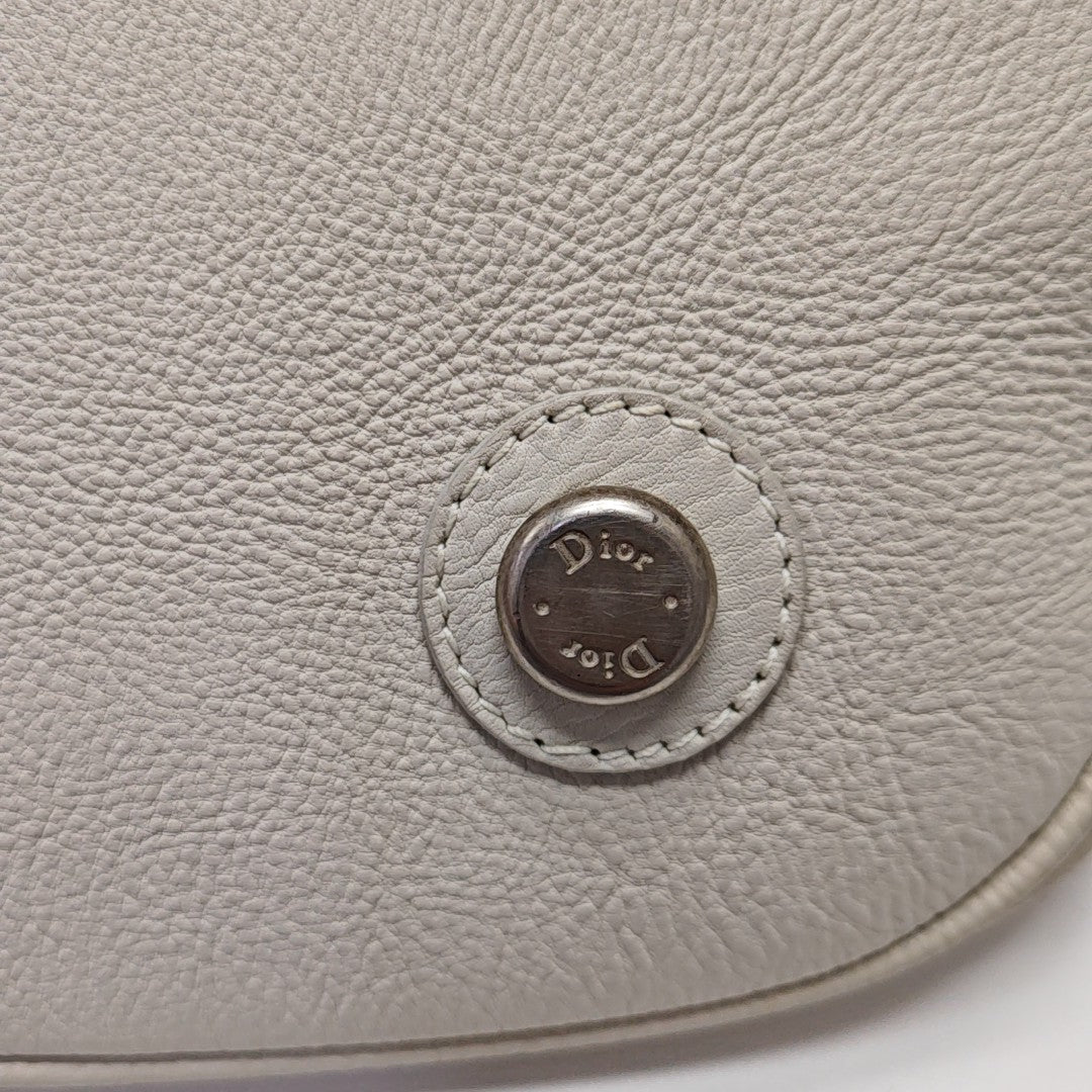 Calfskin Top Handle Bag White