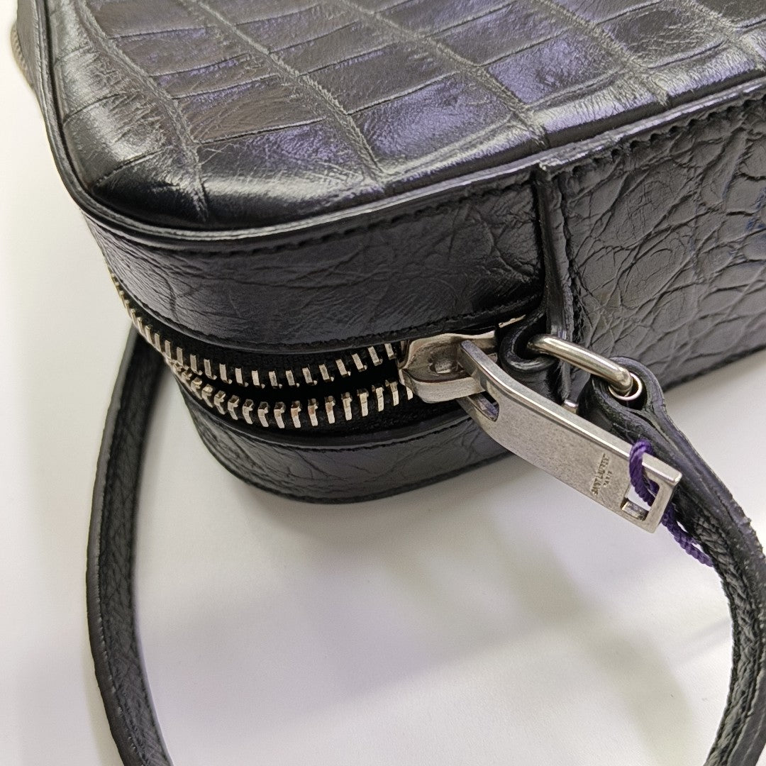 Calfskin Shoulder Bag Black