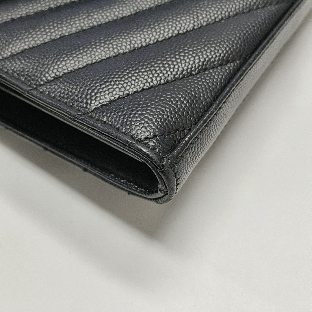 MONOGRAM Medium Chevron Calfskin Black