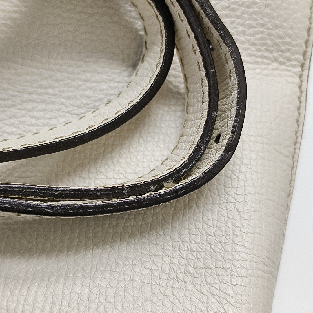 The Banner Small Calfskin Beige