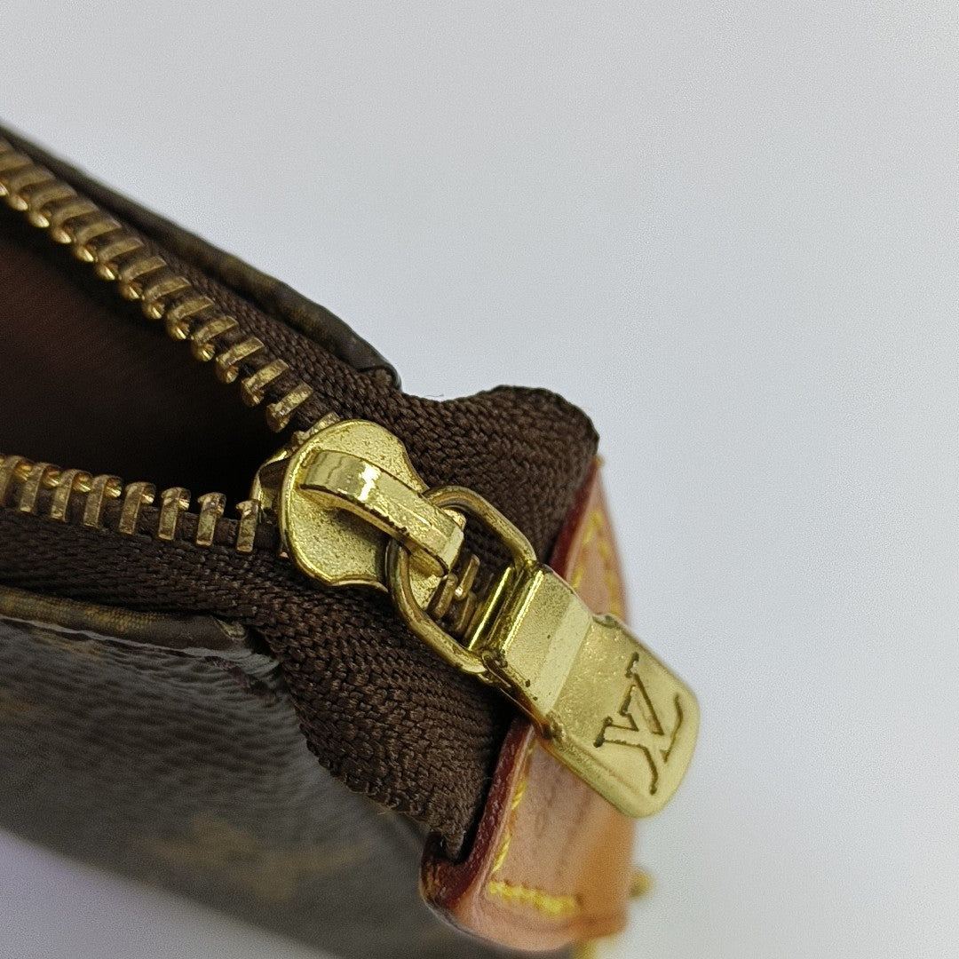 ACCESSOIRES Mini Monogram Coated Canvas Brown