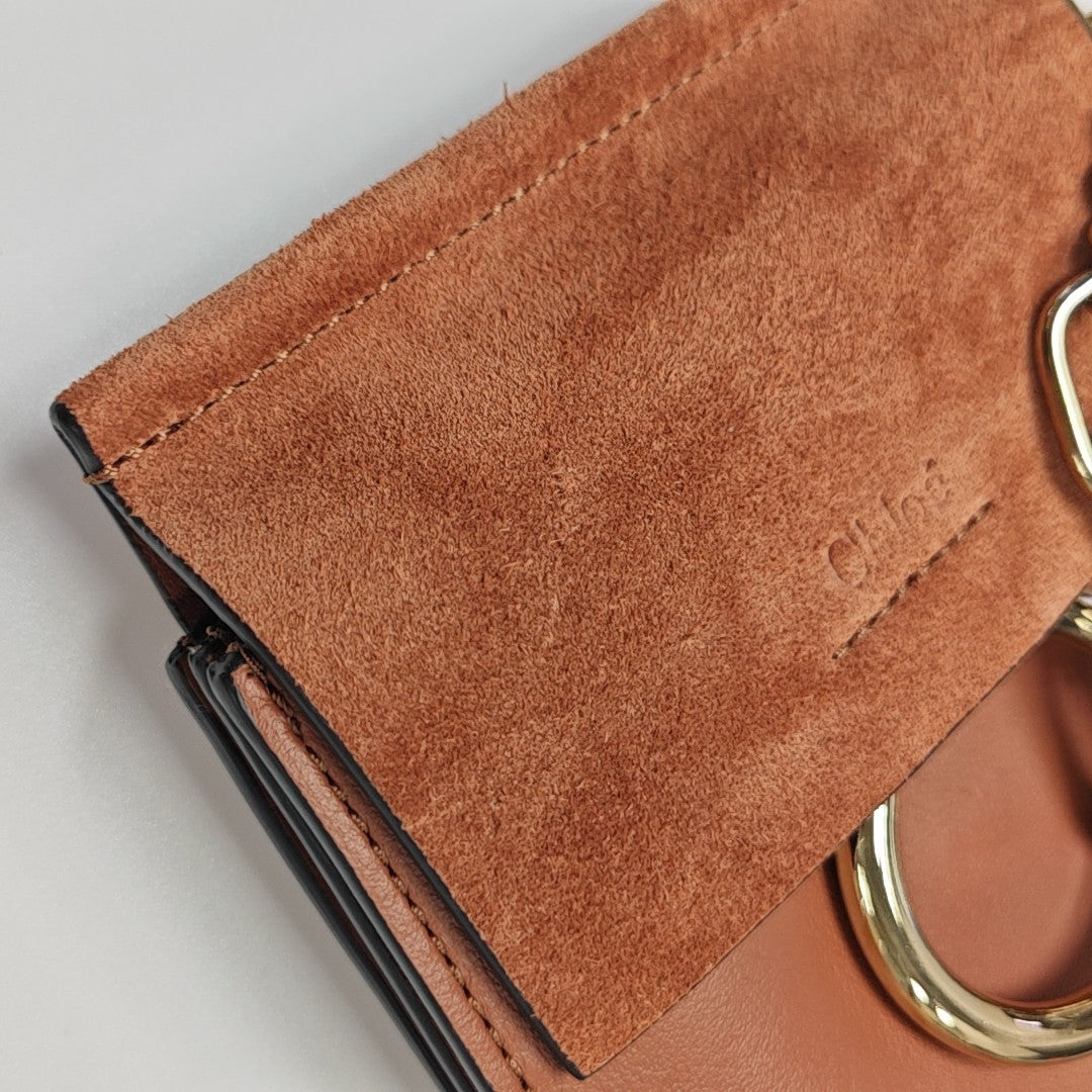 Faye Small Calfskin Brown