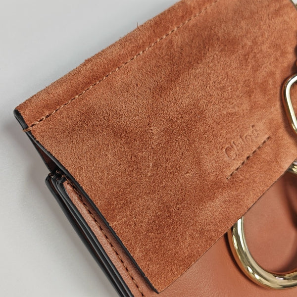 Faye Small Calfskin Brown