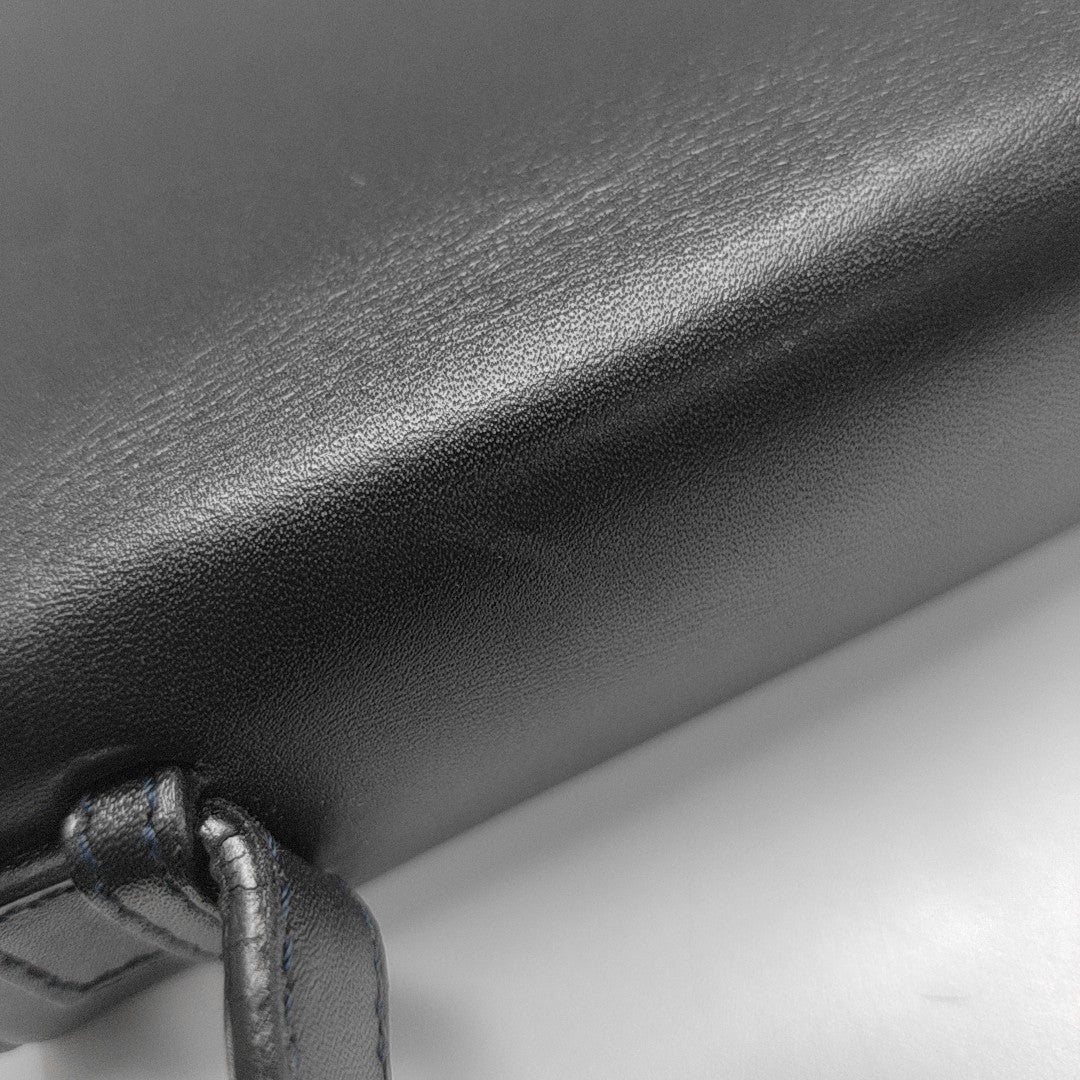 Calfskin Top Handle Bag Multicolor