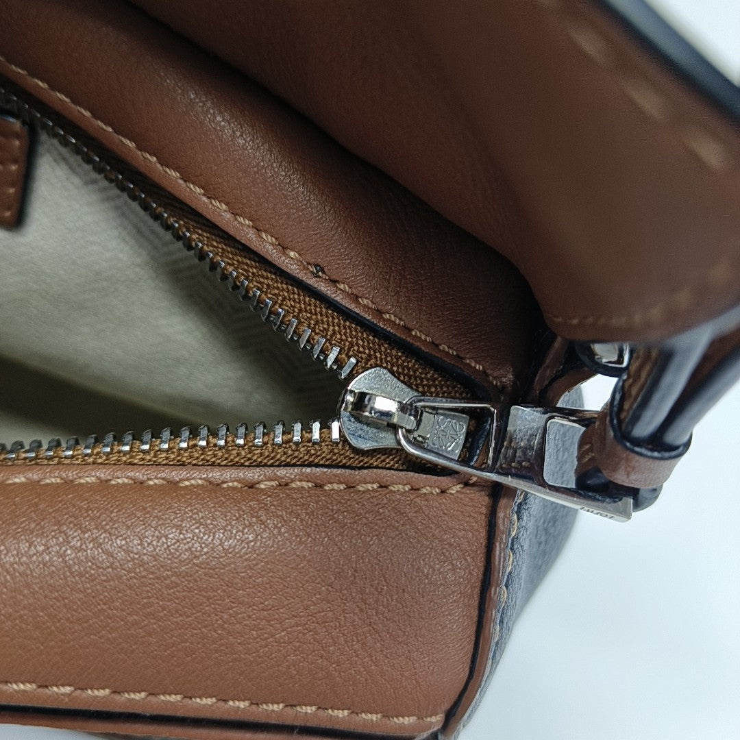 Puzzle Mini Calfskin Multicolor
