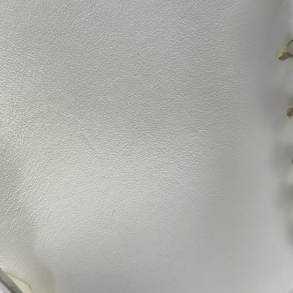 Leather Shoulder Bag White
