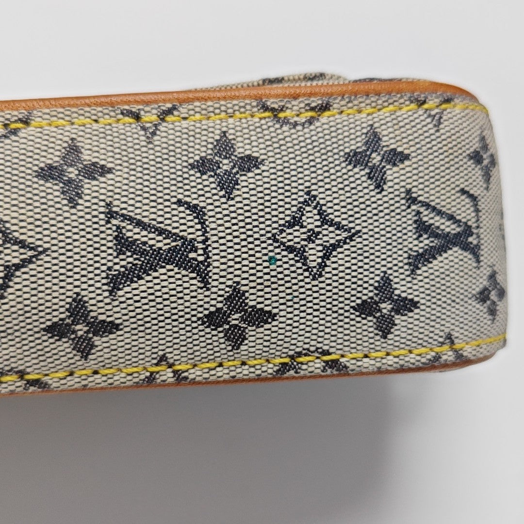 JULIETTE Mini Monogram Denim Gray