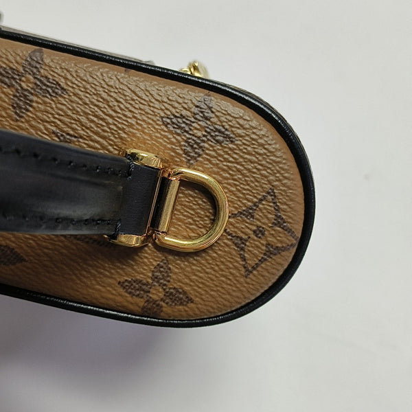 Vanity Chain Pouch Monogram Coated Canvas Brown