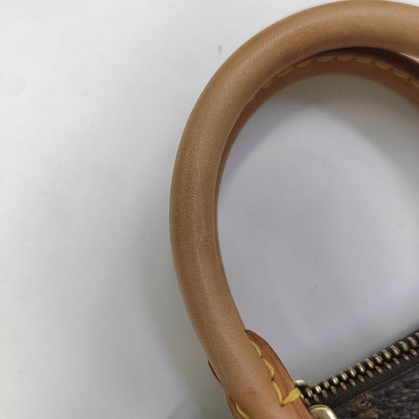 SPEEDY Nano Monogram Coated Canvas Brown