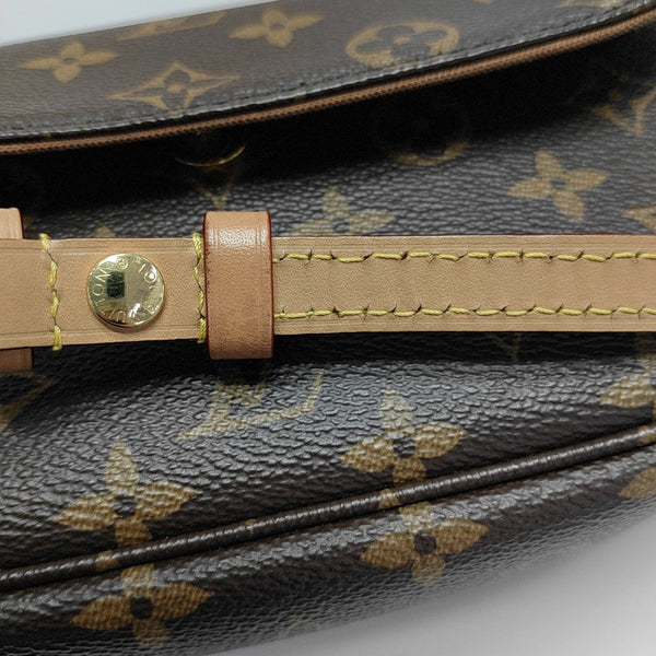 IVY Monogram Coated Canvas Brown