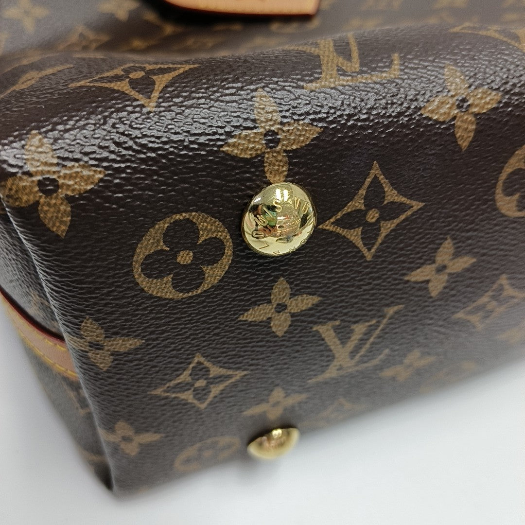 CARRYALL PM Monogram Coated Canvas Brown