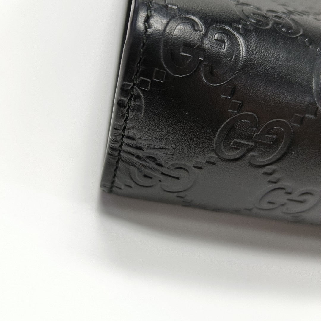 Signature Monogram Calfskin Black