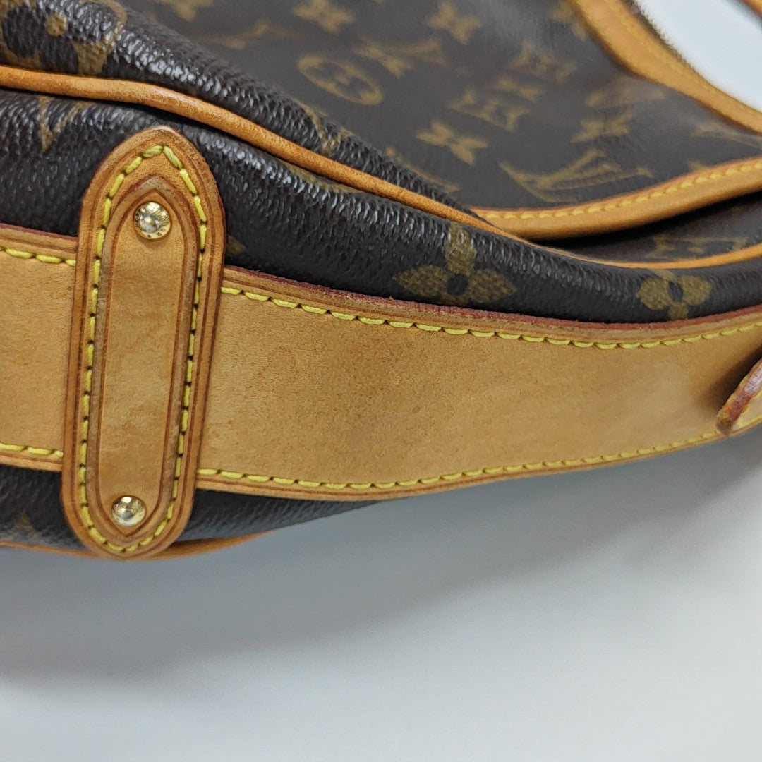 TULUM GM Monogram Coated Canvas Brown