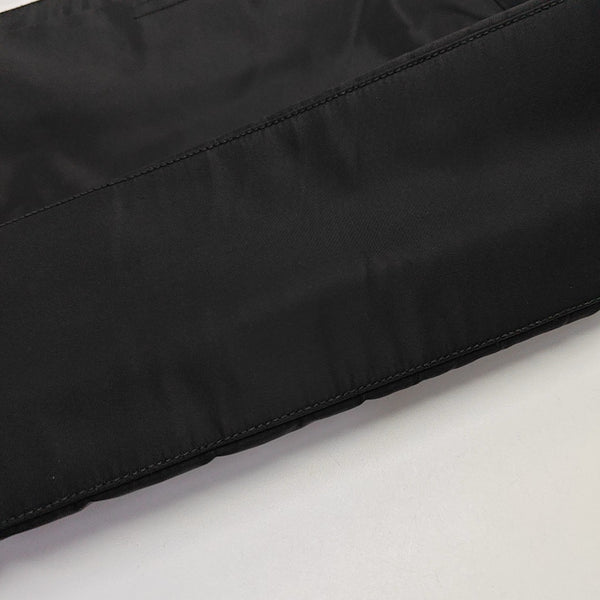 Nylon Top Handle Bag Black