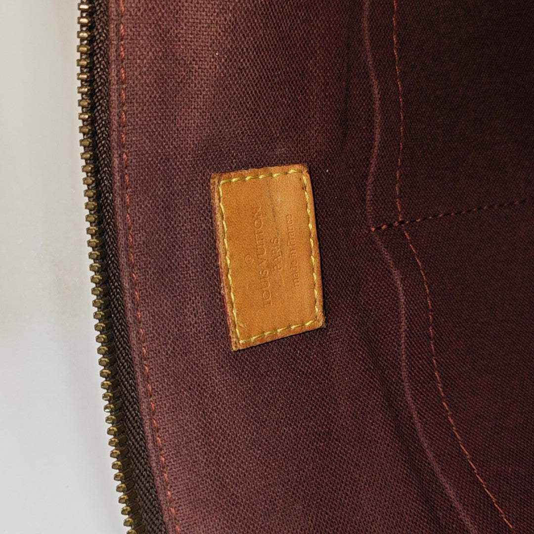 BOETIE PM Monogram Coated Canvas Brown