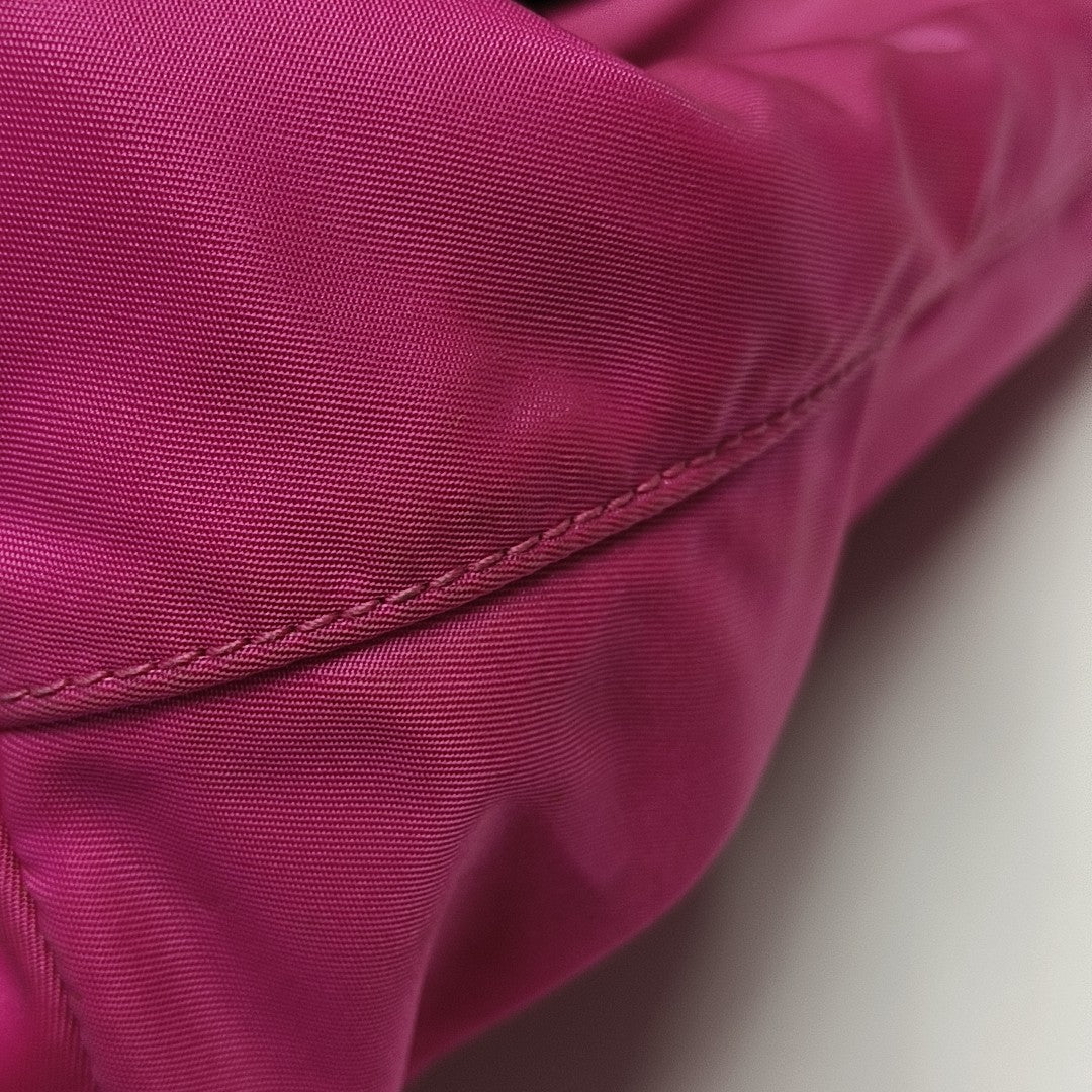 Nylon Shoulder Bag Pink