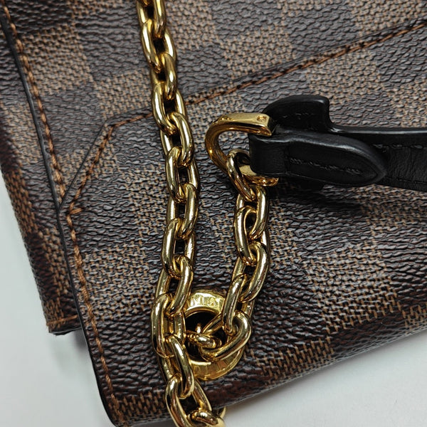 VAVIN PM Damier Ebene Coated Canvas Brown