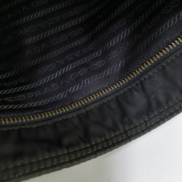 Bolso bandolera de nailon, nailon negro