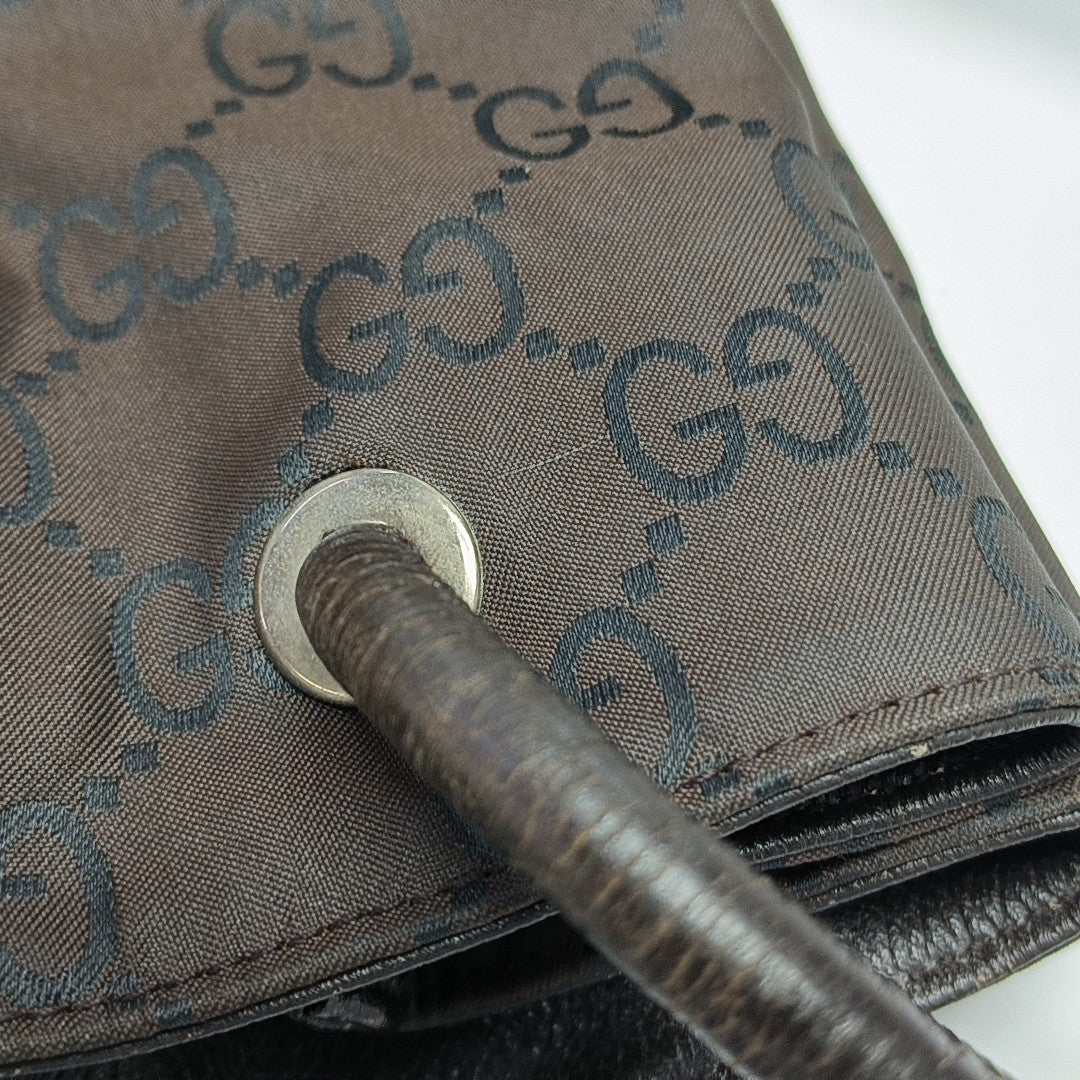 Monogram Canvas Tote Bag Brown