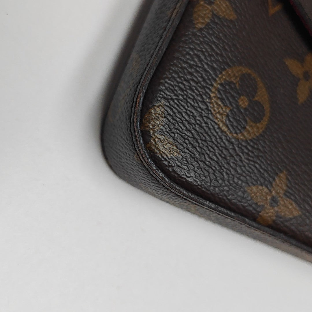 FÉLICIE Monogram Coated Canvas Brown