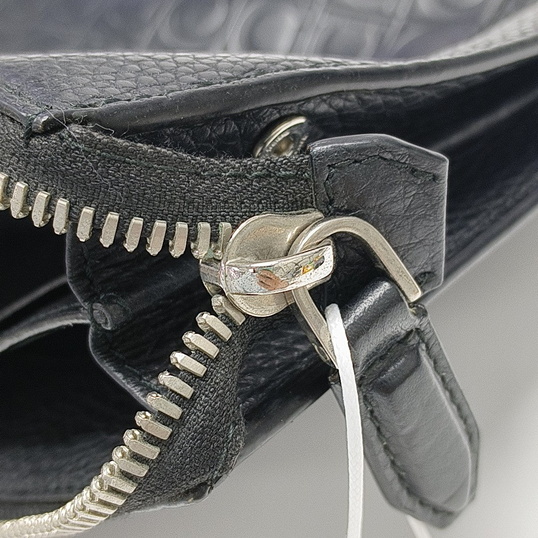 Gancini Calfskin Black