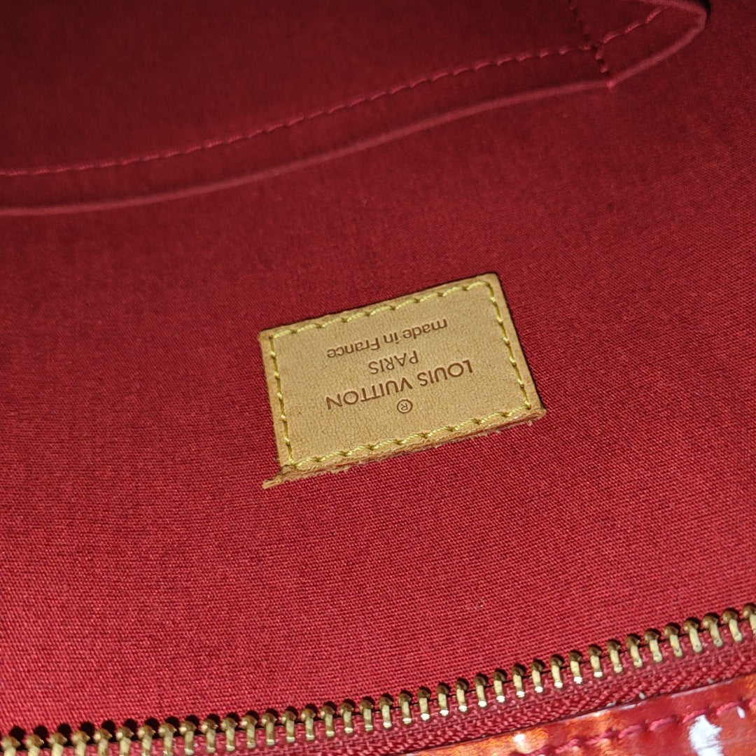 BRENTWOOD Monogram Patent Leather Red