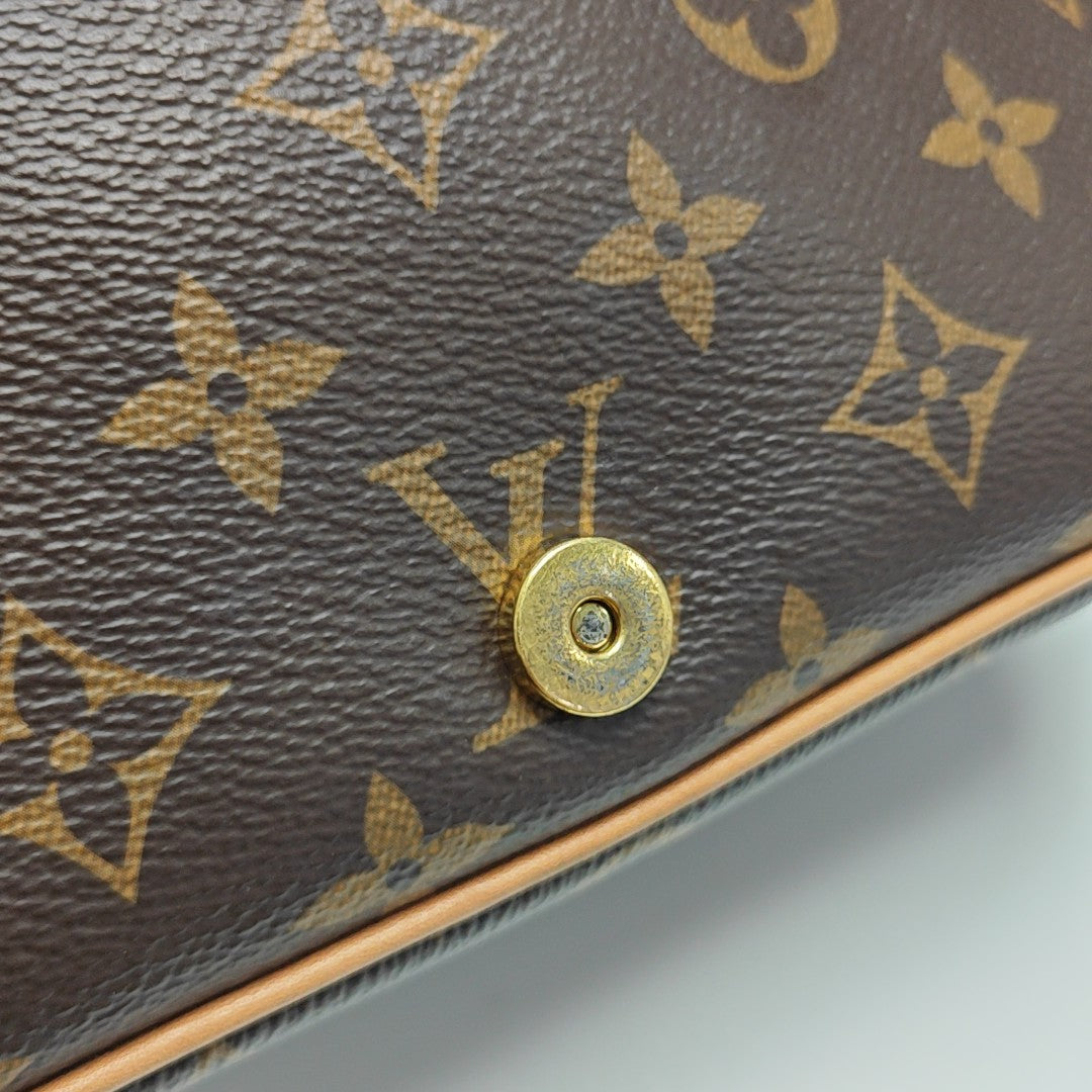 DIANE Monogram Coated Canvas Brown